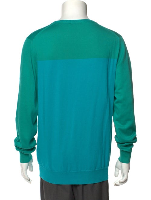 Etro Colorblock Pattern Crew Neck Pullover
