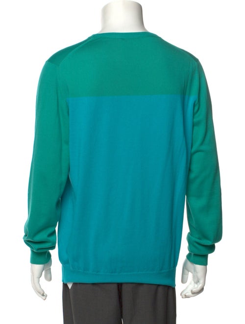 Etro Colorblock Pattern Crew Neck Pullover
