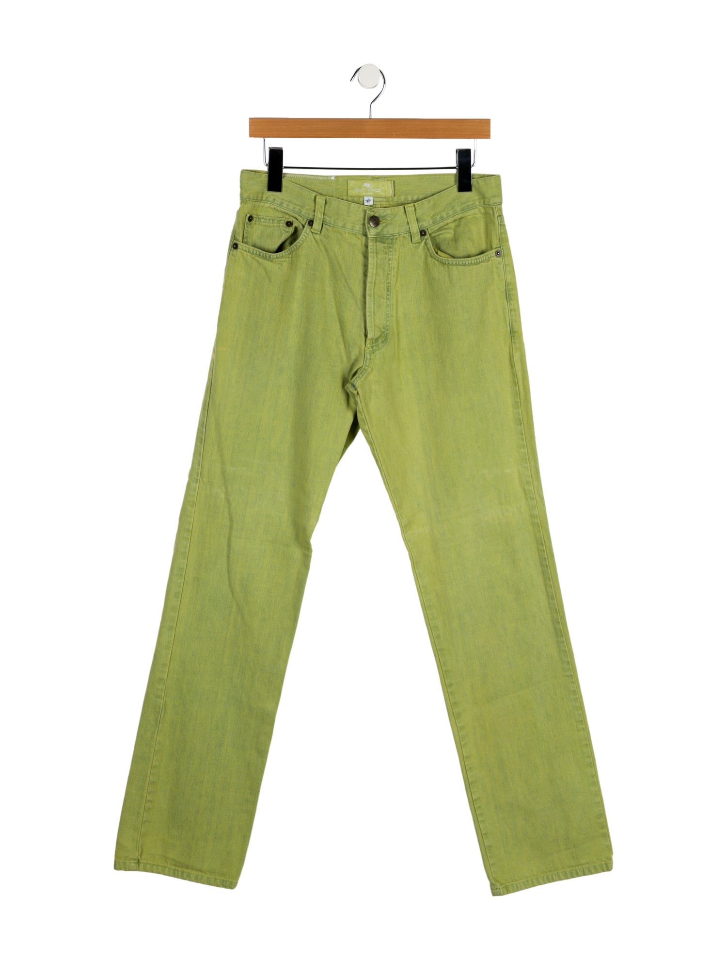 Etro Mid-Rise Straight Leg Jeans