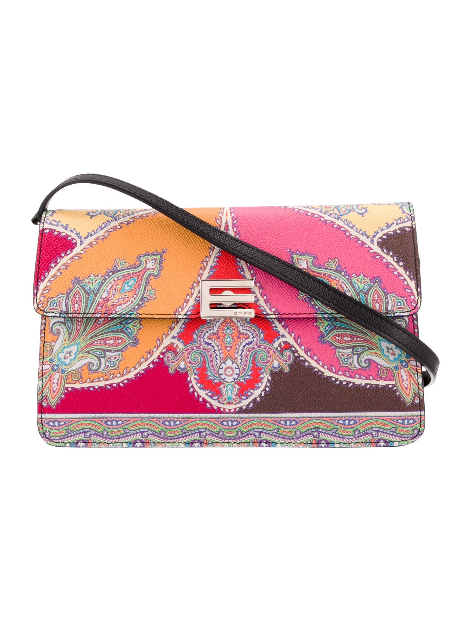 Etro Leather Crossbody Bag Pink Crossbody Bags, Handbags ETR188891