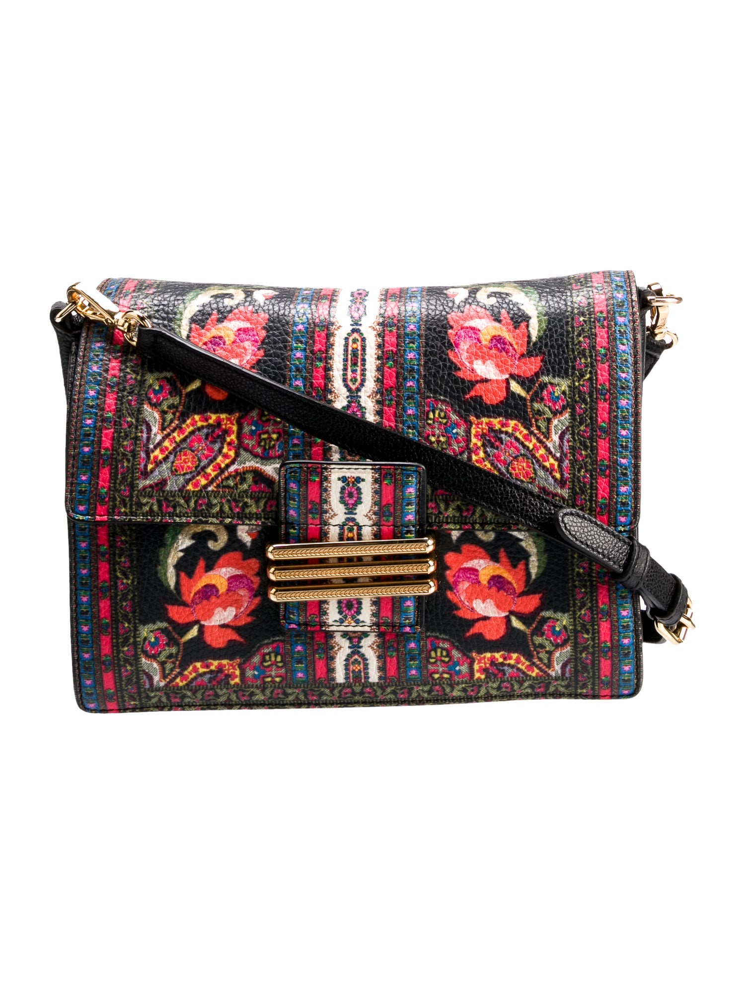 Etro Leather Crossbody Bag Black Crossbody Bags, Handbags ETR190103