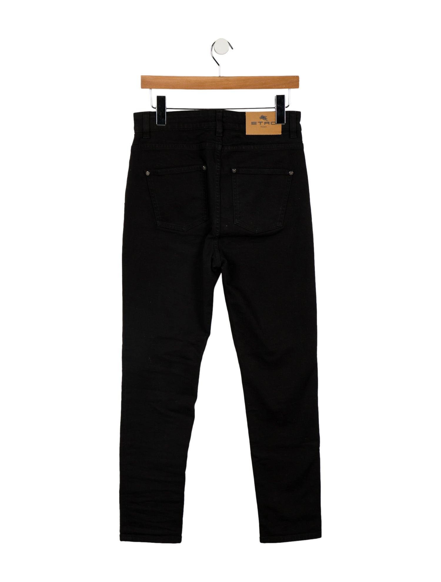 The Row HighRise Straight Leg Jeans w/ Tags Black, 11" Rise Jeans, Clothing THR137793 The