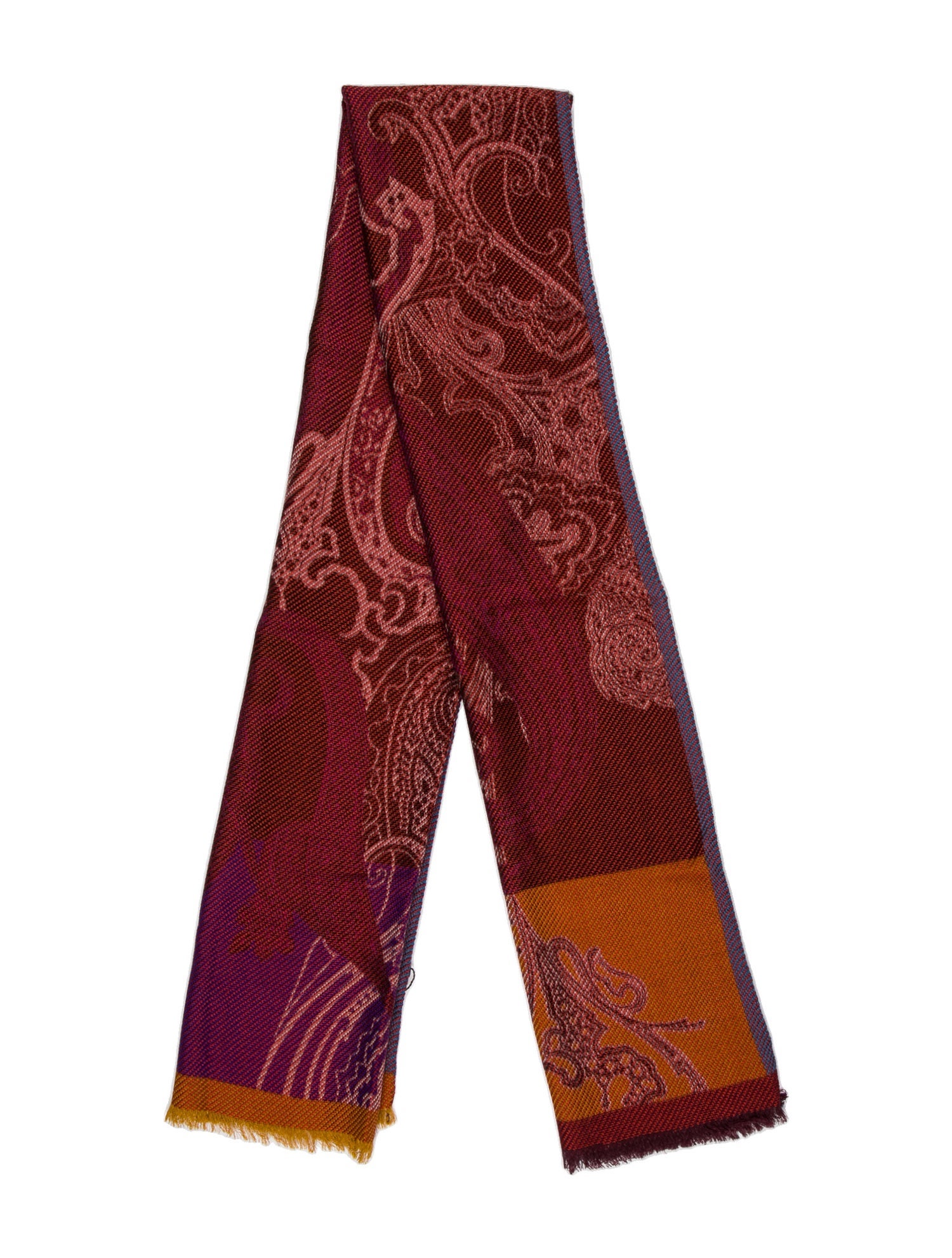 Etro Wool Printed Scarf