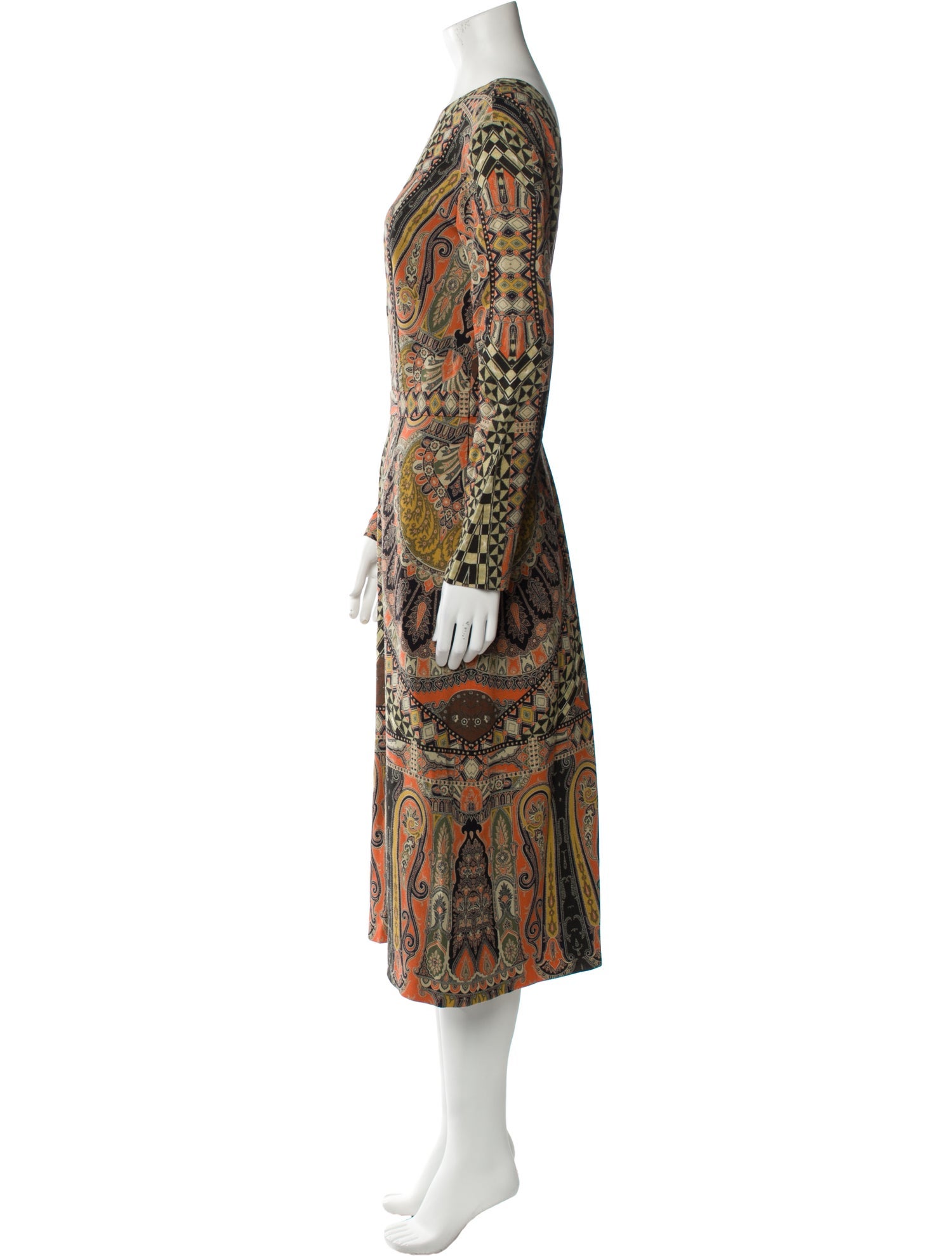 Etro Printed Midi Length Dress