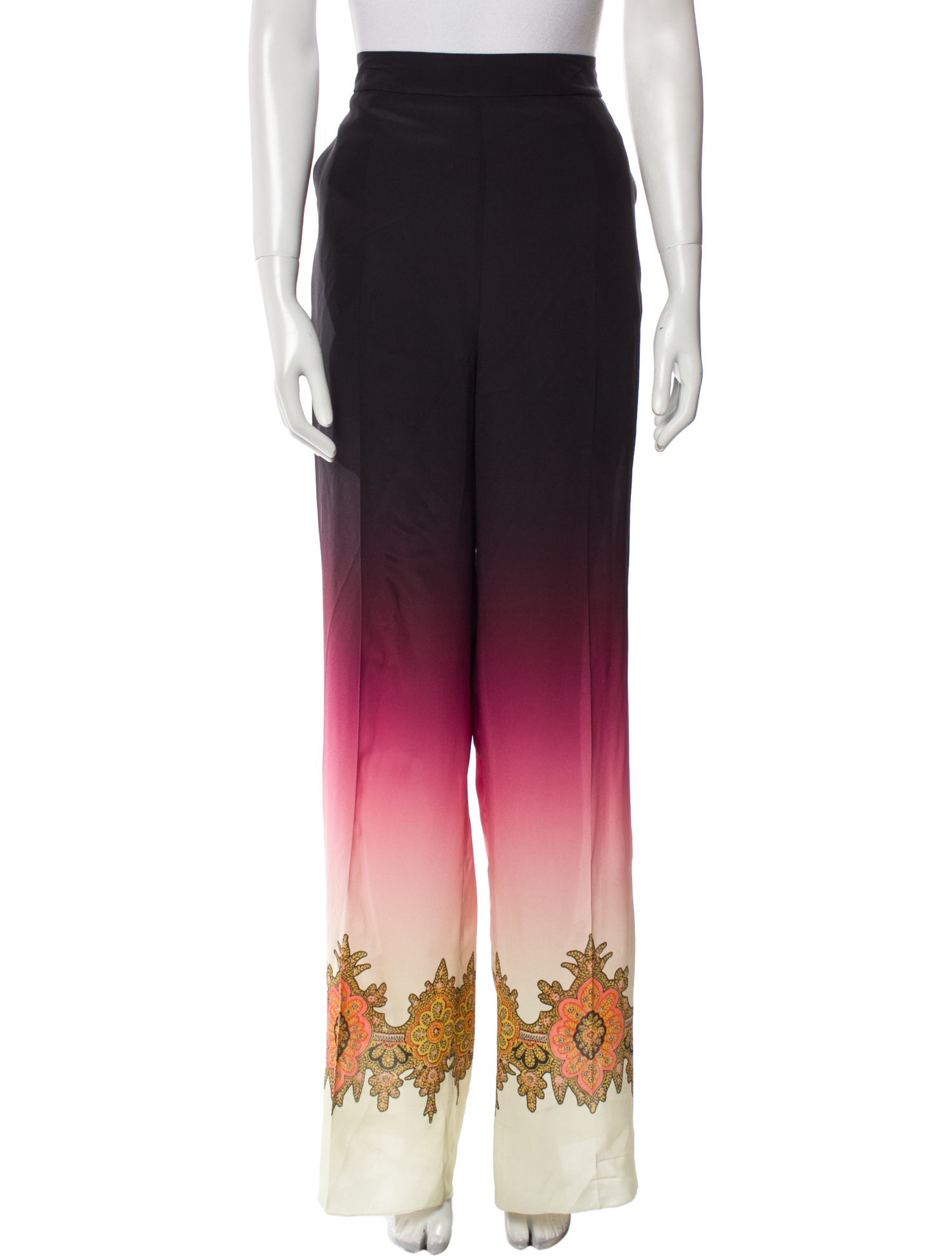 Etro Silk Wide Leg Pants w/ Tags