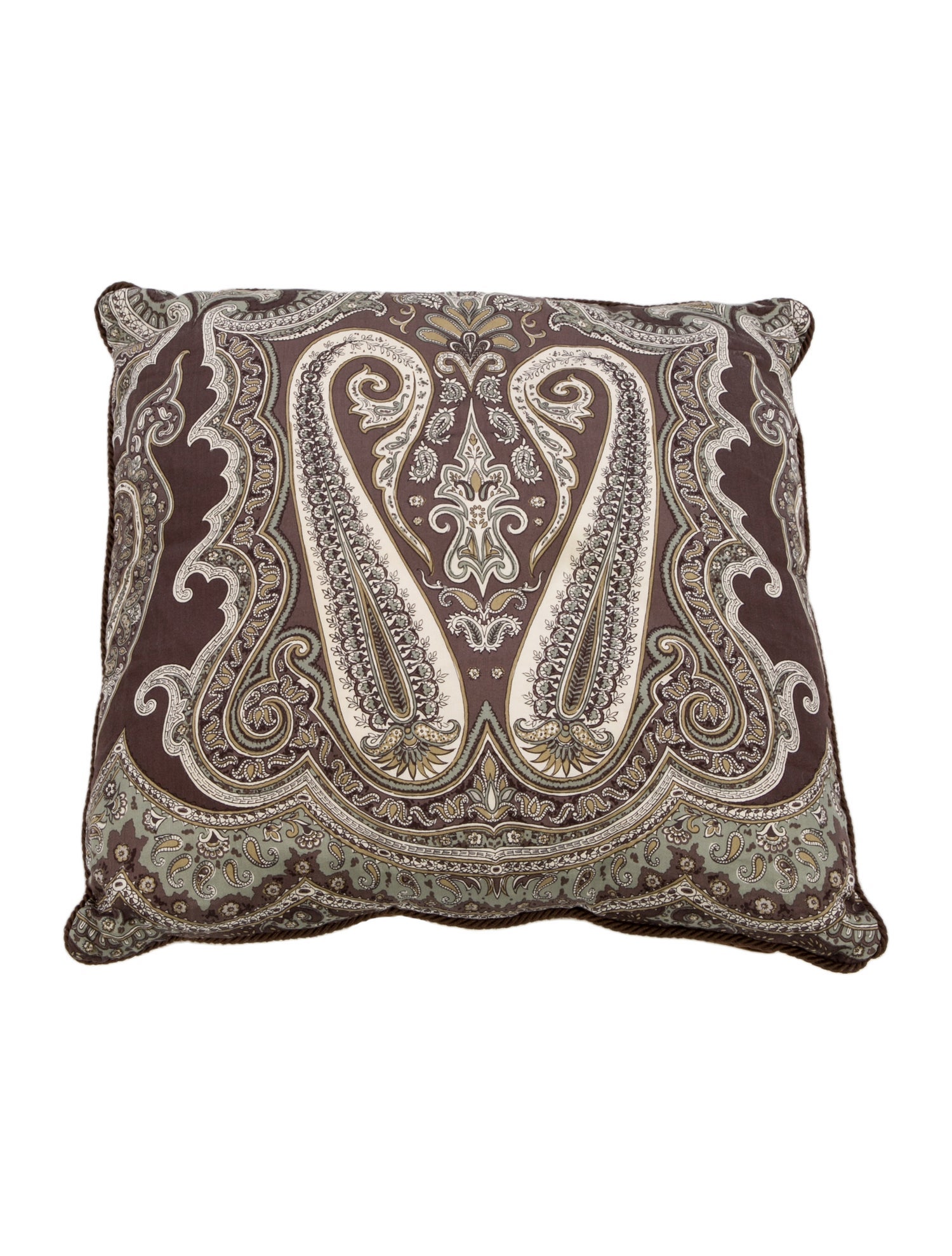 House of Hackney SABER Velvet Cushion Neutrals Pillows, Pillows