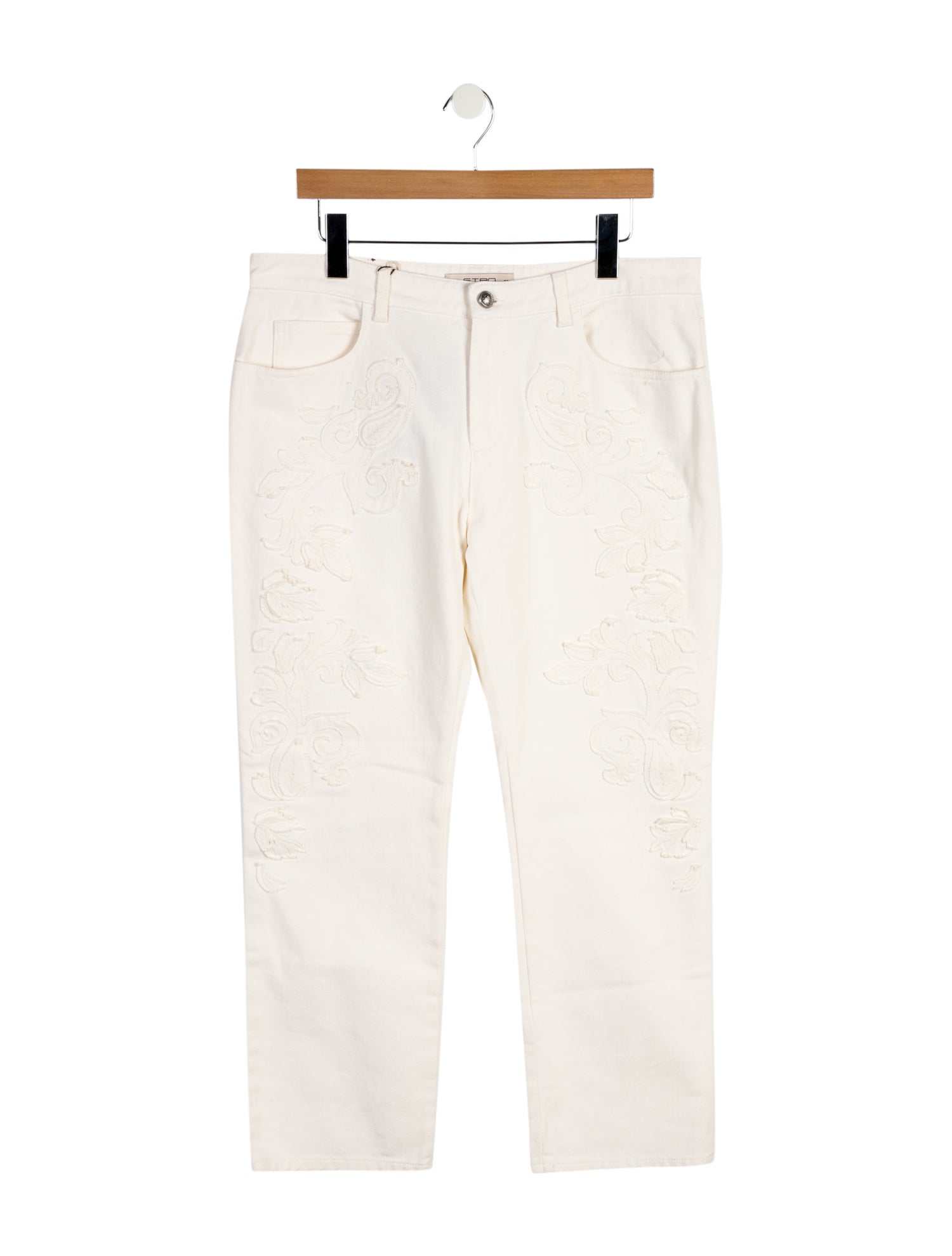Etro High-Rise Straight Leg Jeans w/ Tags