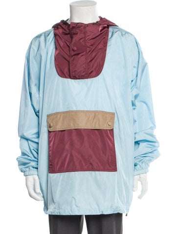 Etro Outerwear Colorblock Pattern Windbreaker S