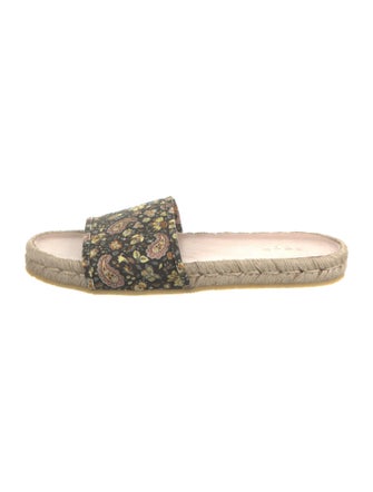 Etro Canvas Floral Print Espadrilles