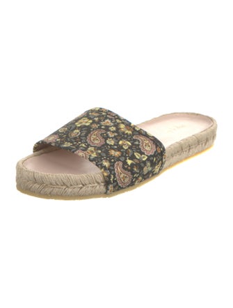 Etro Canvas Floral Print Espadrilles