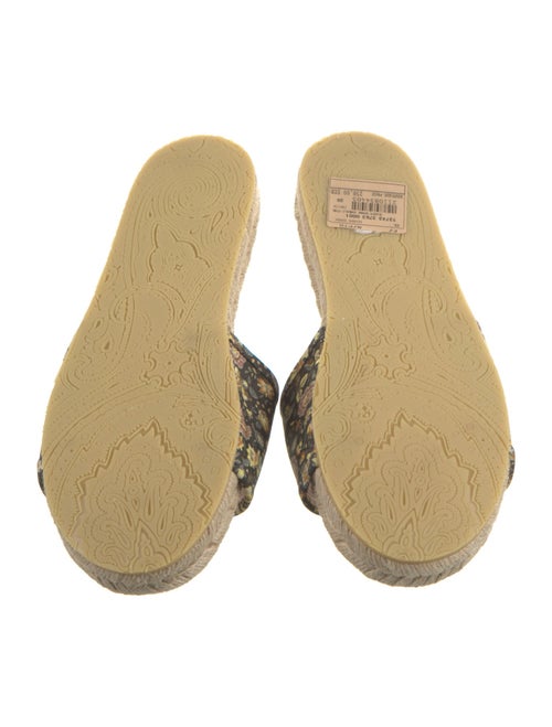 Etro Canvas Floral Print Espadrilles