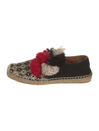 Etro Suede Floral Print Espadrilles