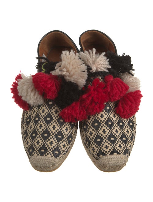 Etro Suede Floral Print Espadrilles