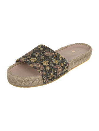 Etro Canvas Floral Print Espadrilles