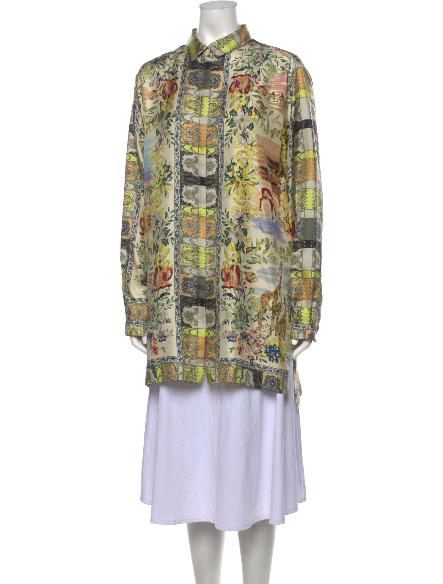 Etro Silk Printed Tunic