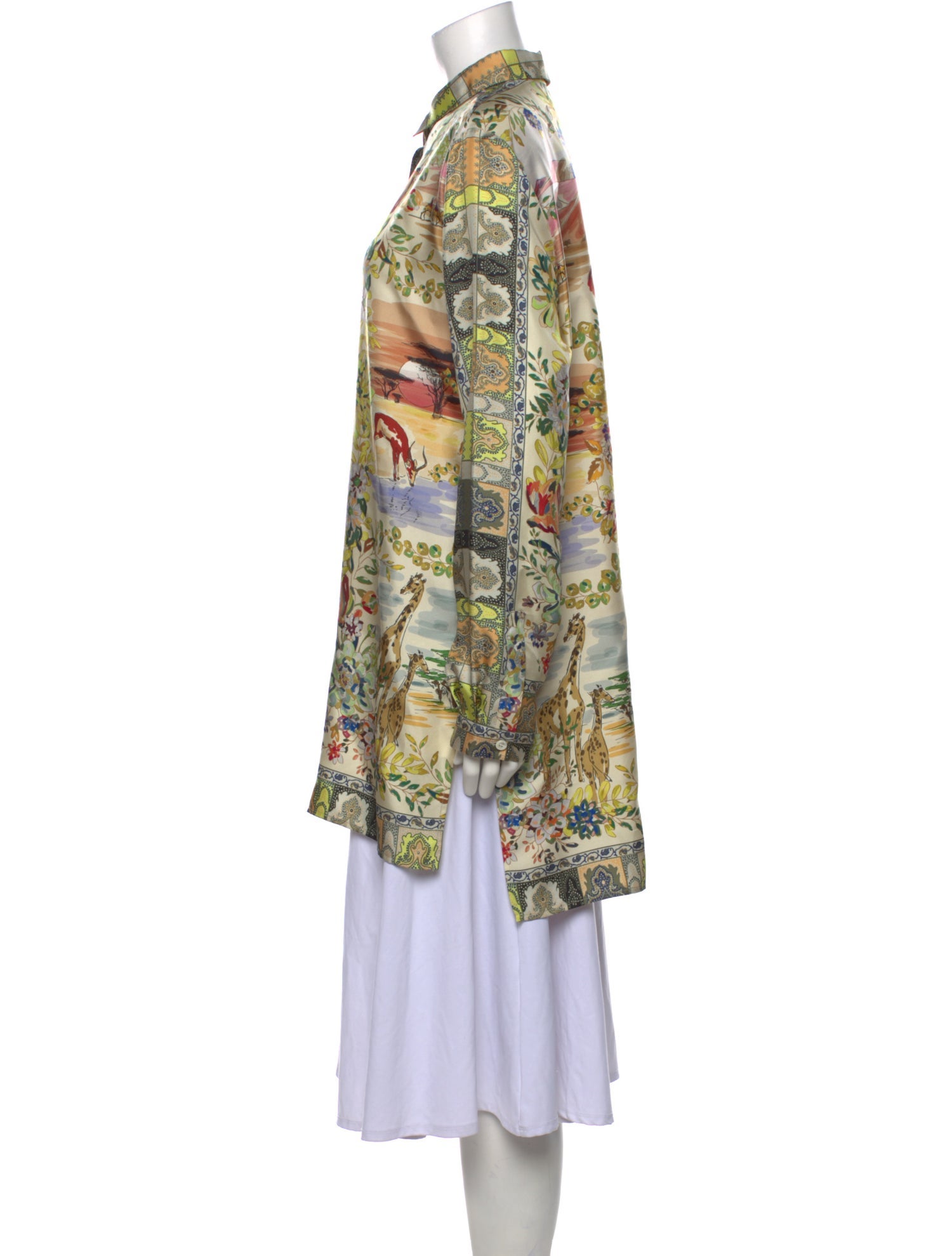 Etro Silk Printed Tunic