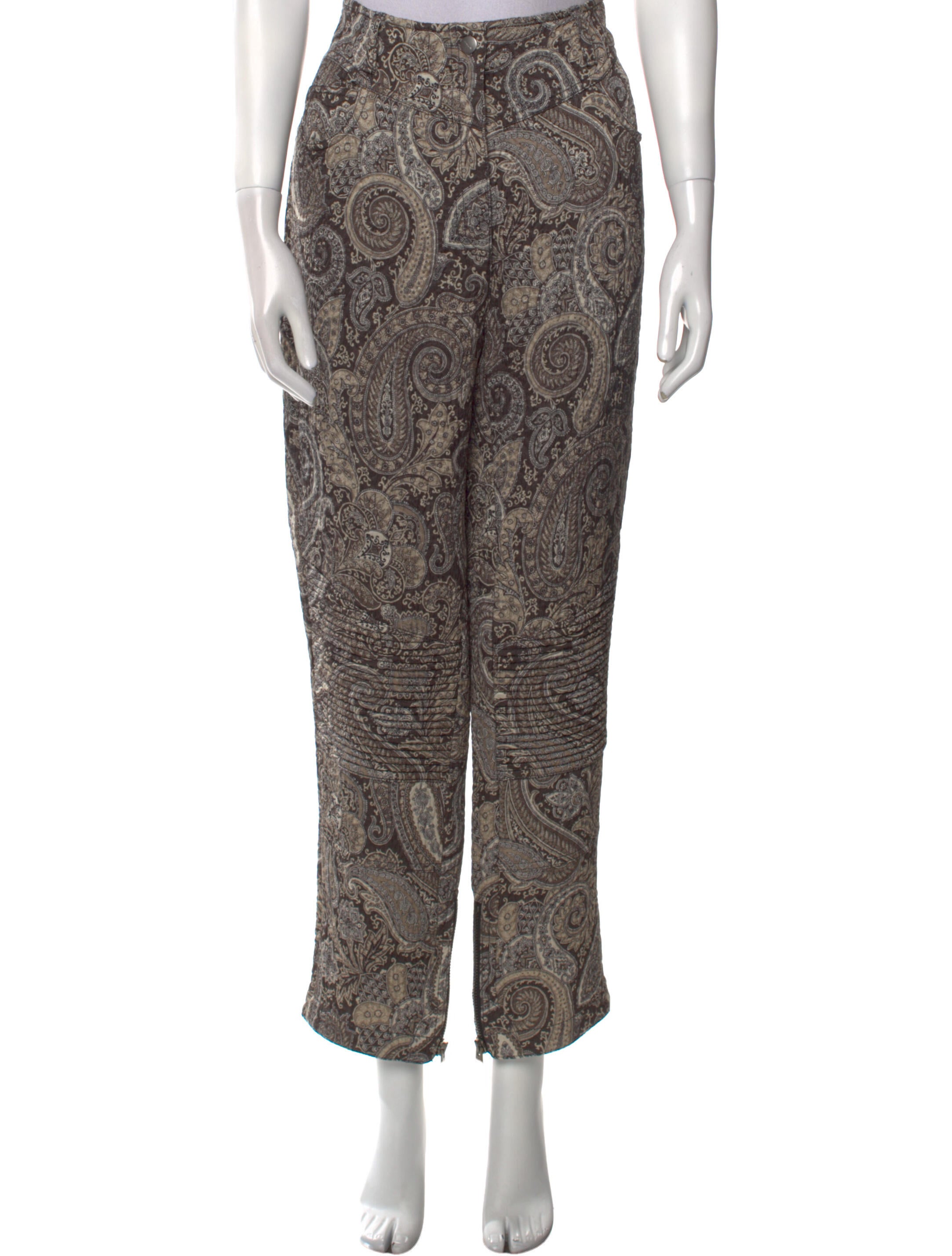 Etro Paisley Print Straight Leg Pants w/ Tags