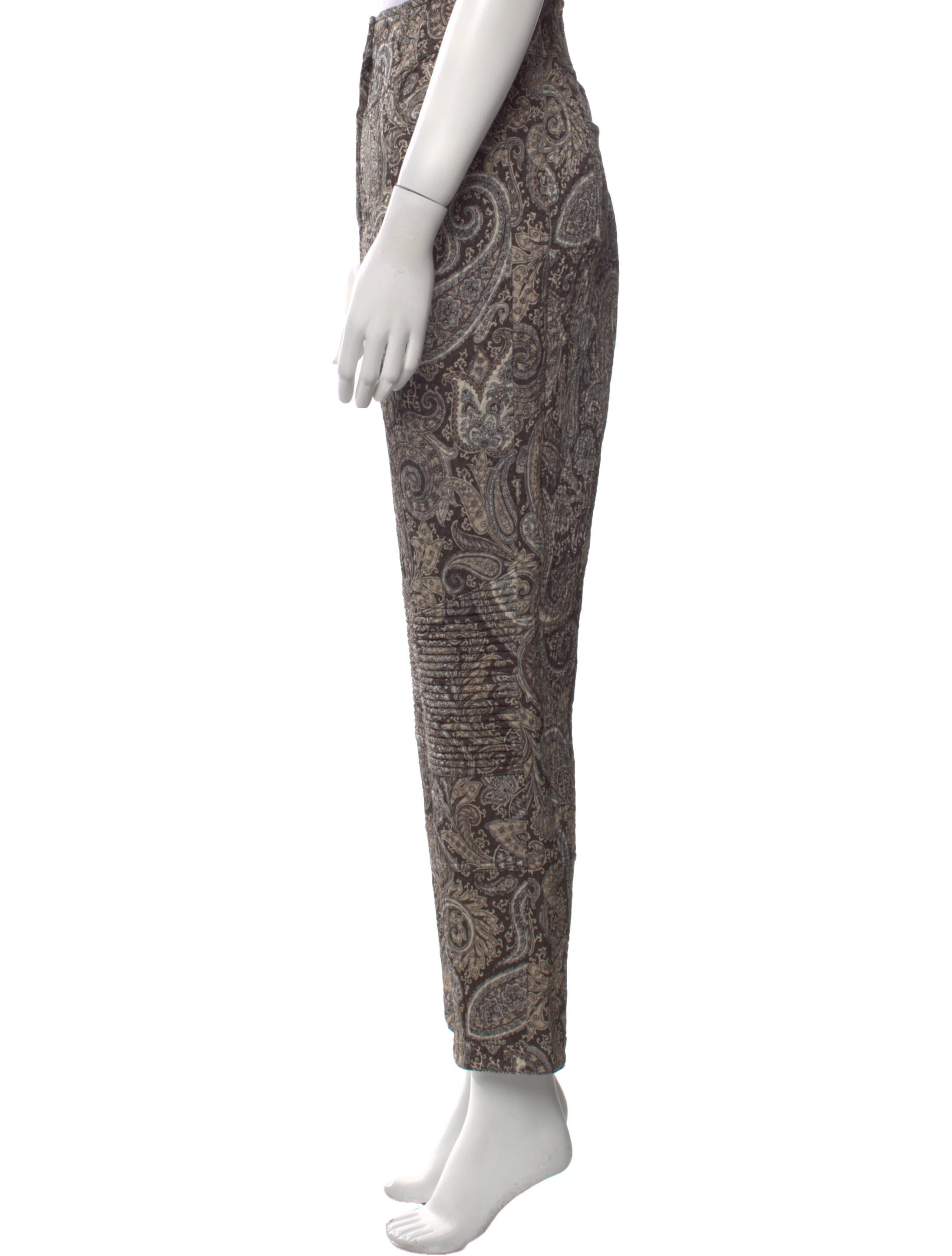 Etro Paisley Print Straight Leg Pants w/ Tags