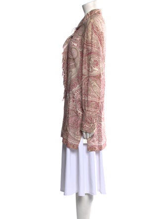 Etro Paisley Print Long Sleeve Tunic