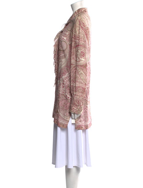 Etro Paisley Print Long Sleeve Tunic