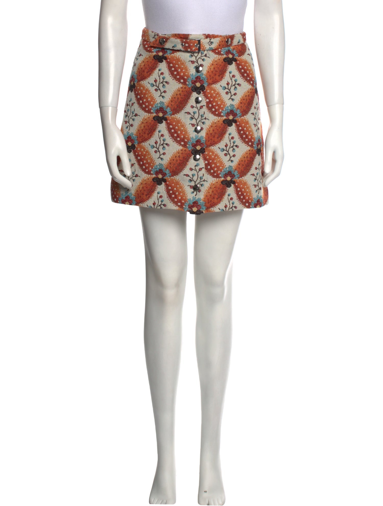 Etro Printed Mini Skirt