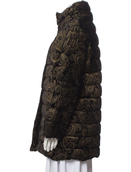 Etro Paisley Print Faux Fur Jacket