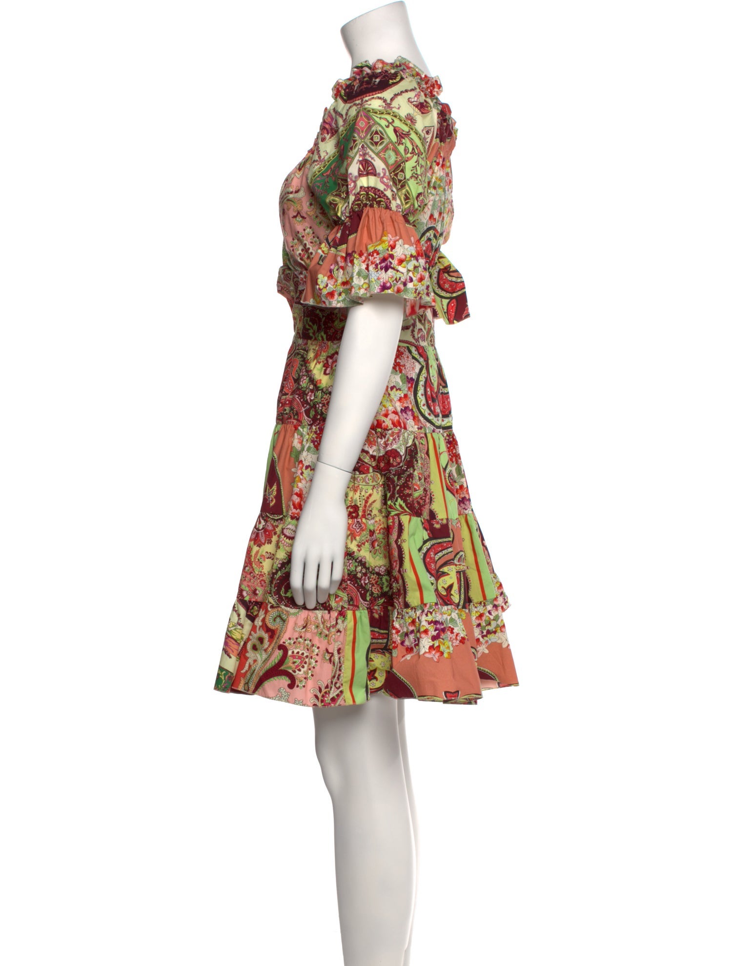 Etro Paisley Print Mini Dress