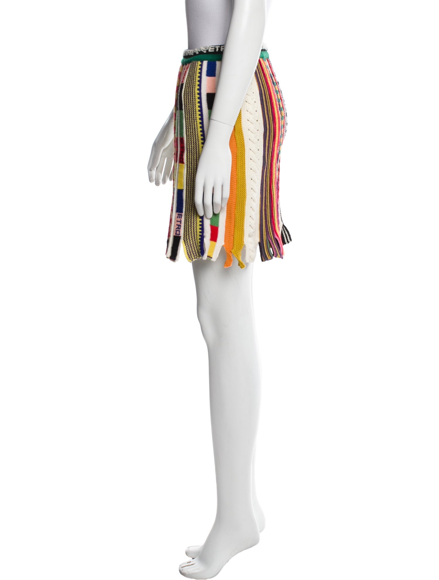 Etro Wool Mini Skirt