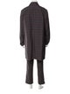 Etro Plaid Print Overcoat