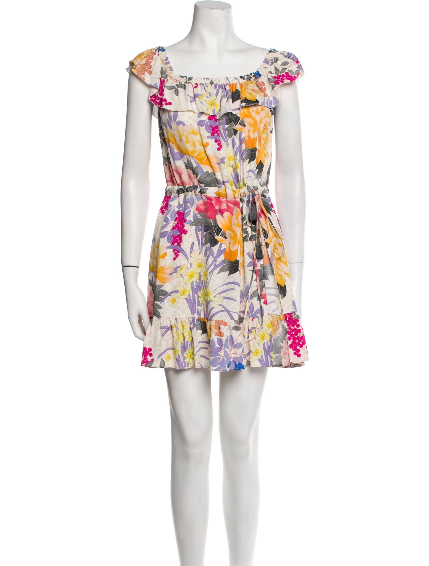 Etro Floral Print Mini Dress