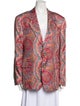 Etro Silk Printed Blazer