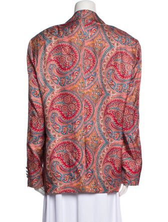 Etro Silk Printed Blazer