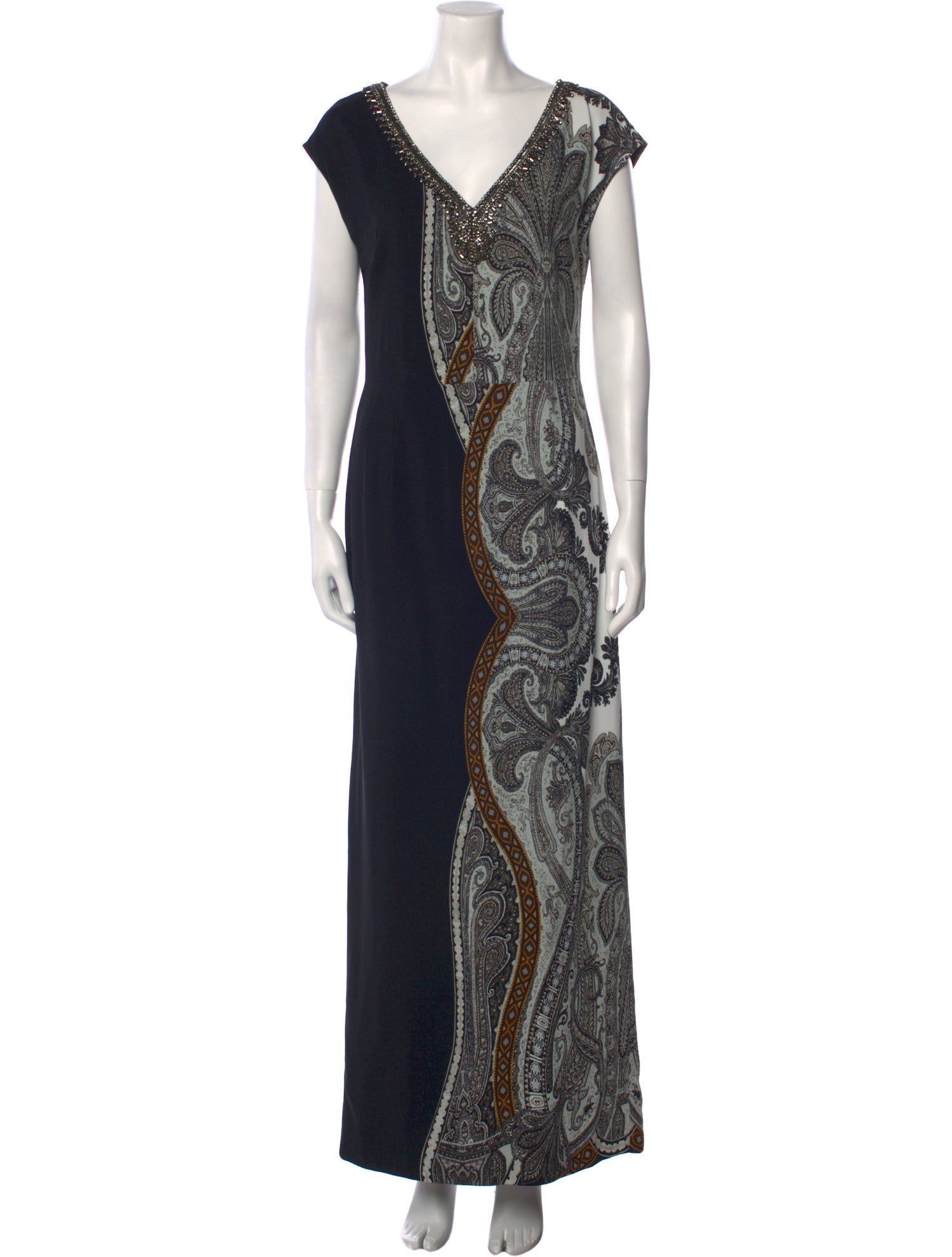 Etro Paisley Print Long Dress