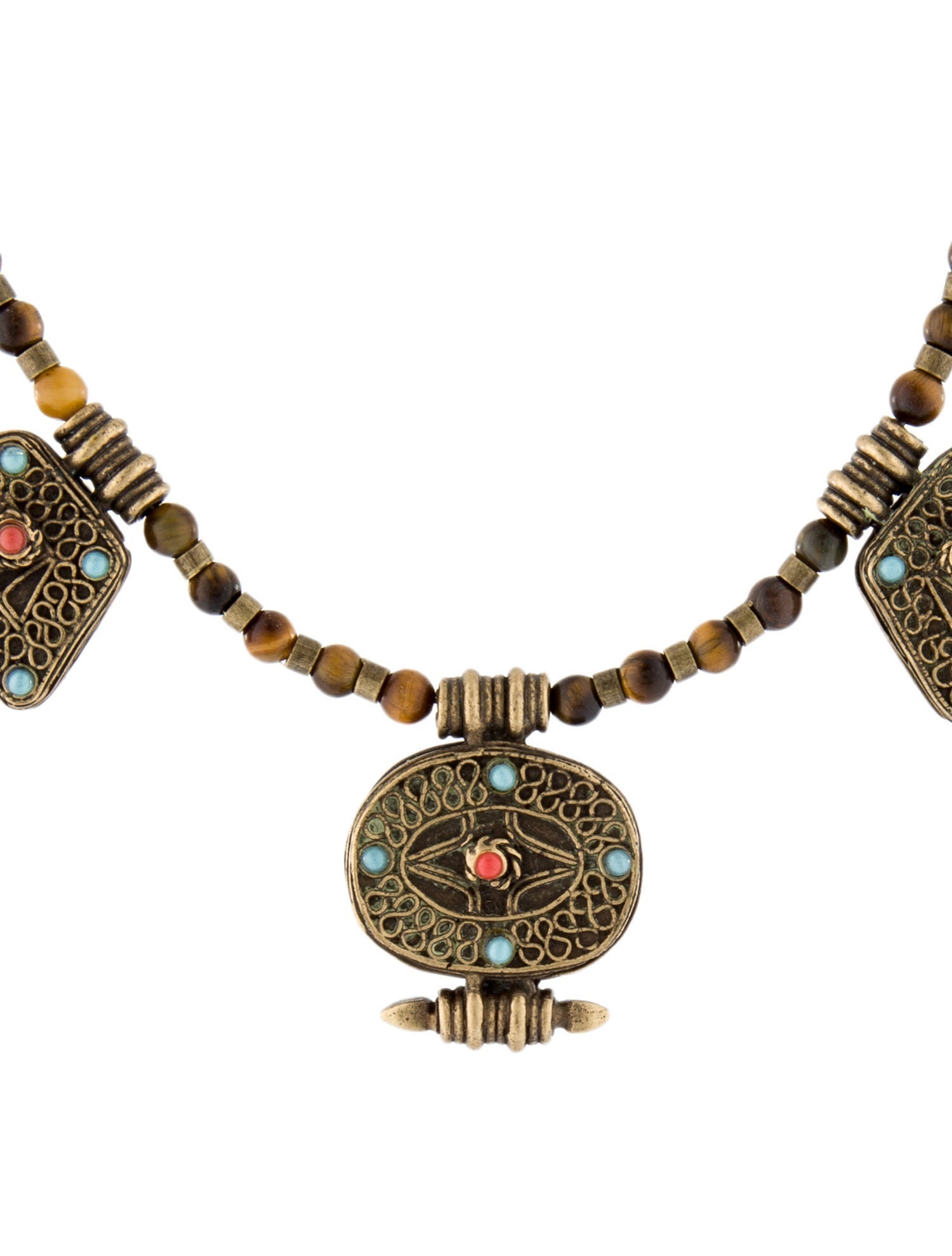 Etro Multi Stone Collar Necklace