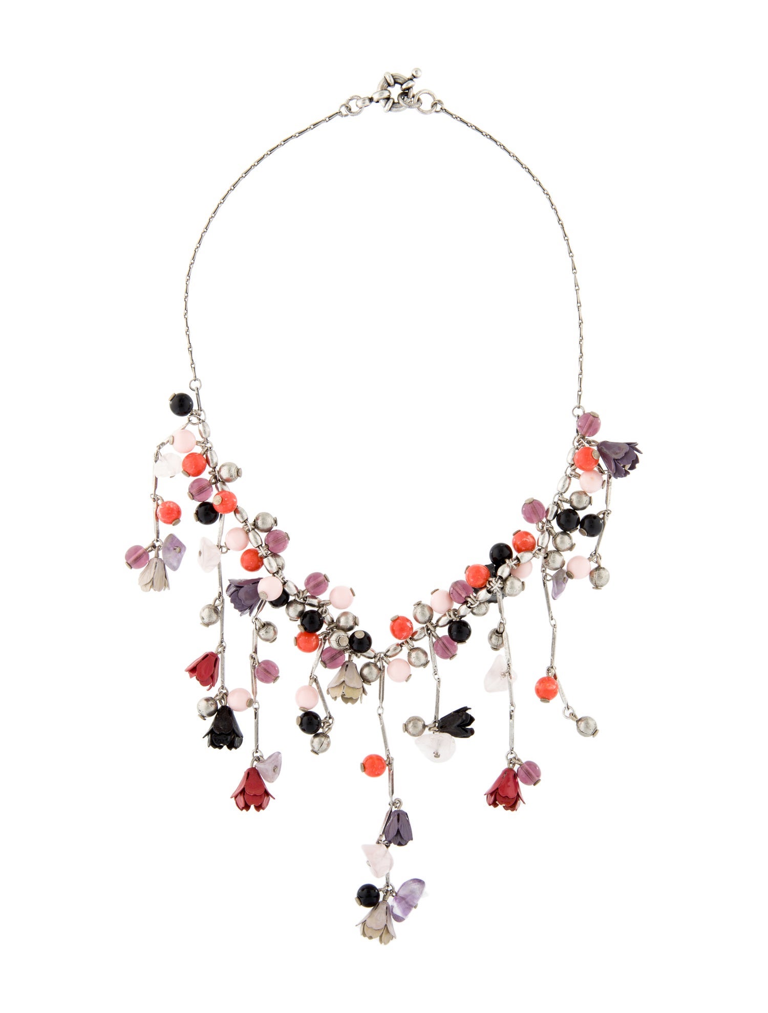 Etro Enamel & Bead Choker Necklace