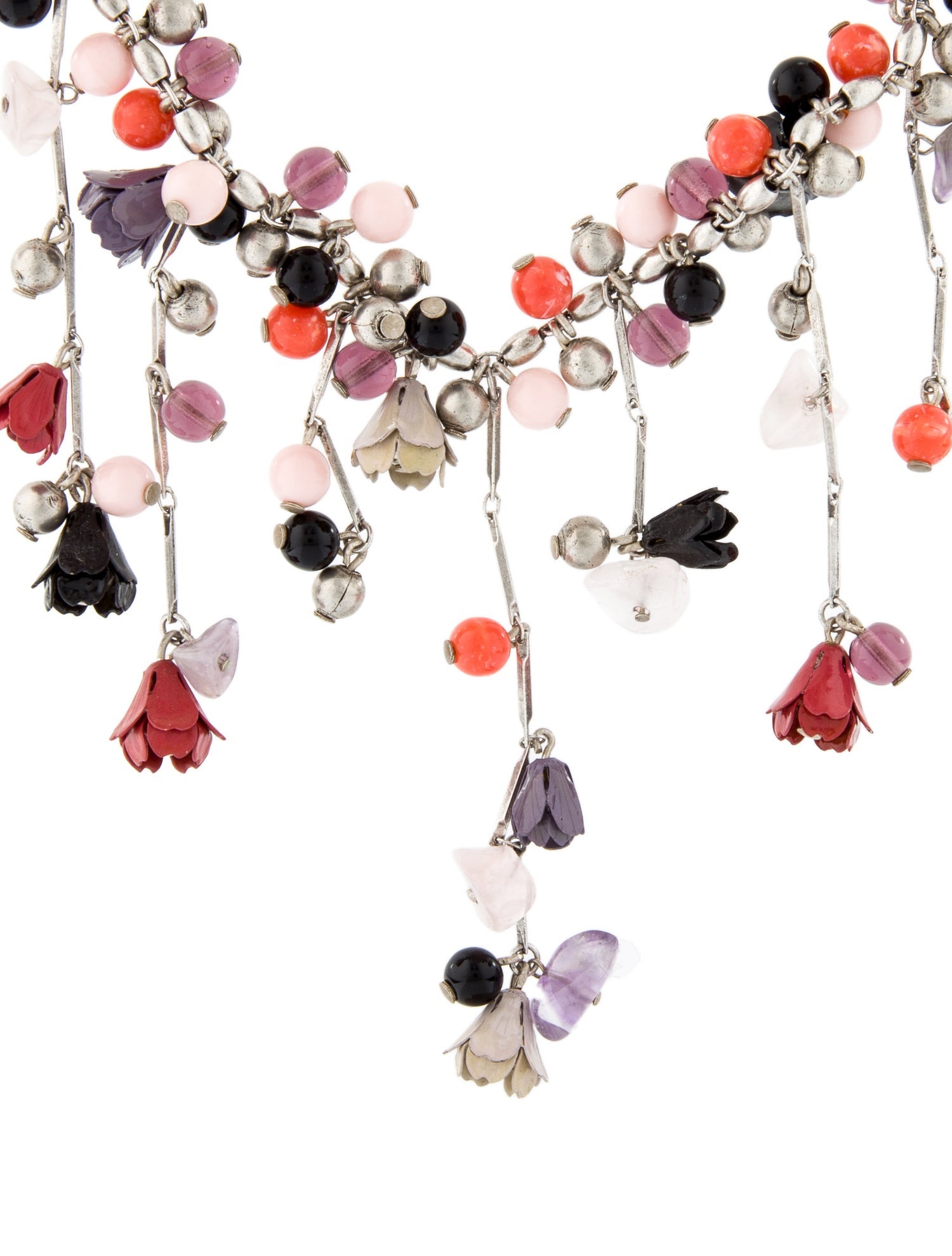 Etro Enamel & Bead Choker Necklace