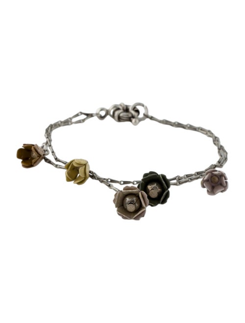 Etro Enamel Flower Charm Bracelet