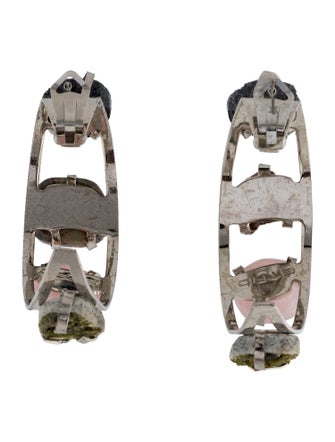 Etro Multistone Hoop Earrings