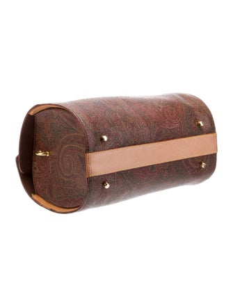 Etro Leather Top Handle Bag