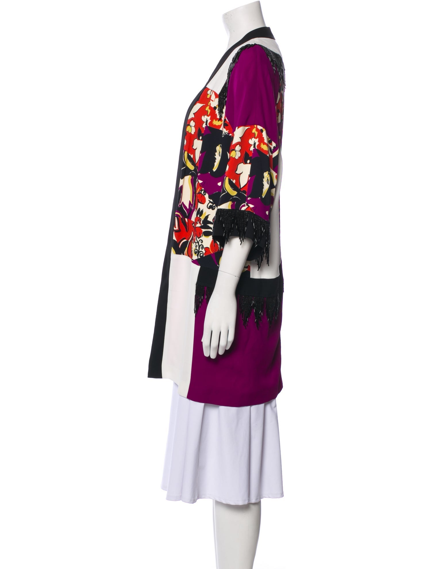 Etro Floral Print Coat