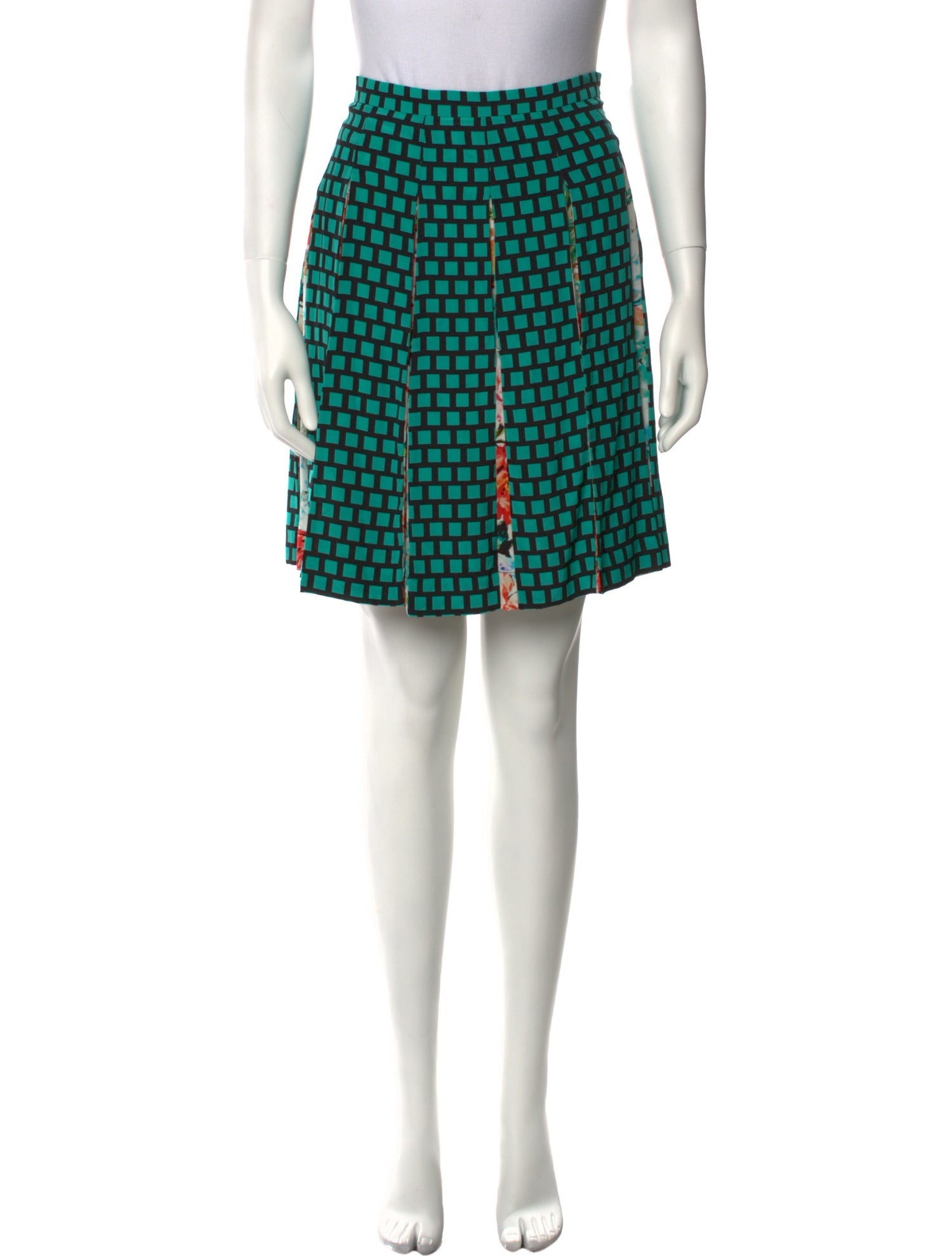 Etro Plaid Print Mini Skirt