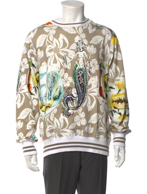 Etro Printed Crew Neck Sweatshirt