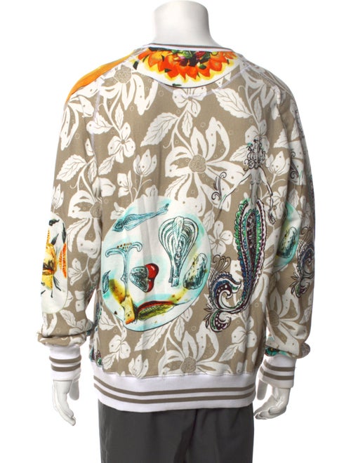 Etro Printed Crew Neck Sweatshirt