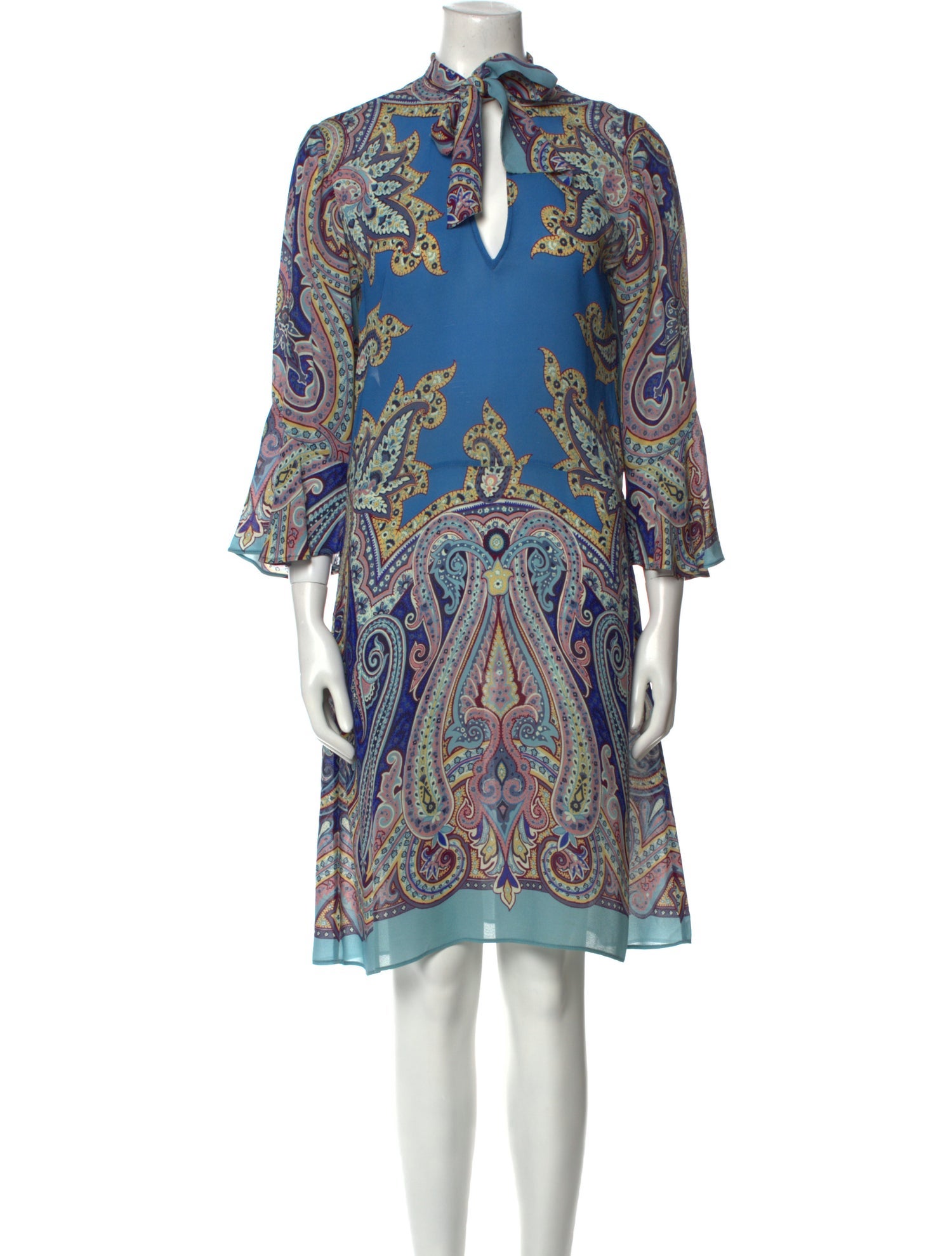 Etro Paisley Print Knee-Length Dress