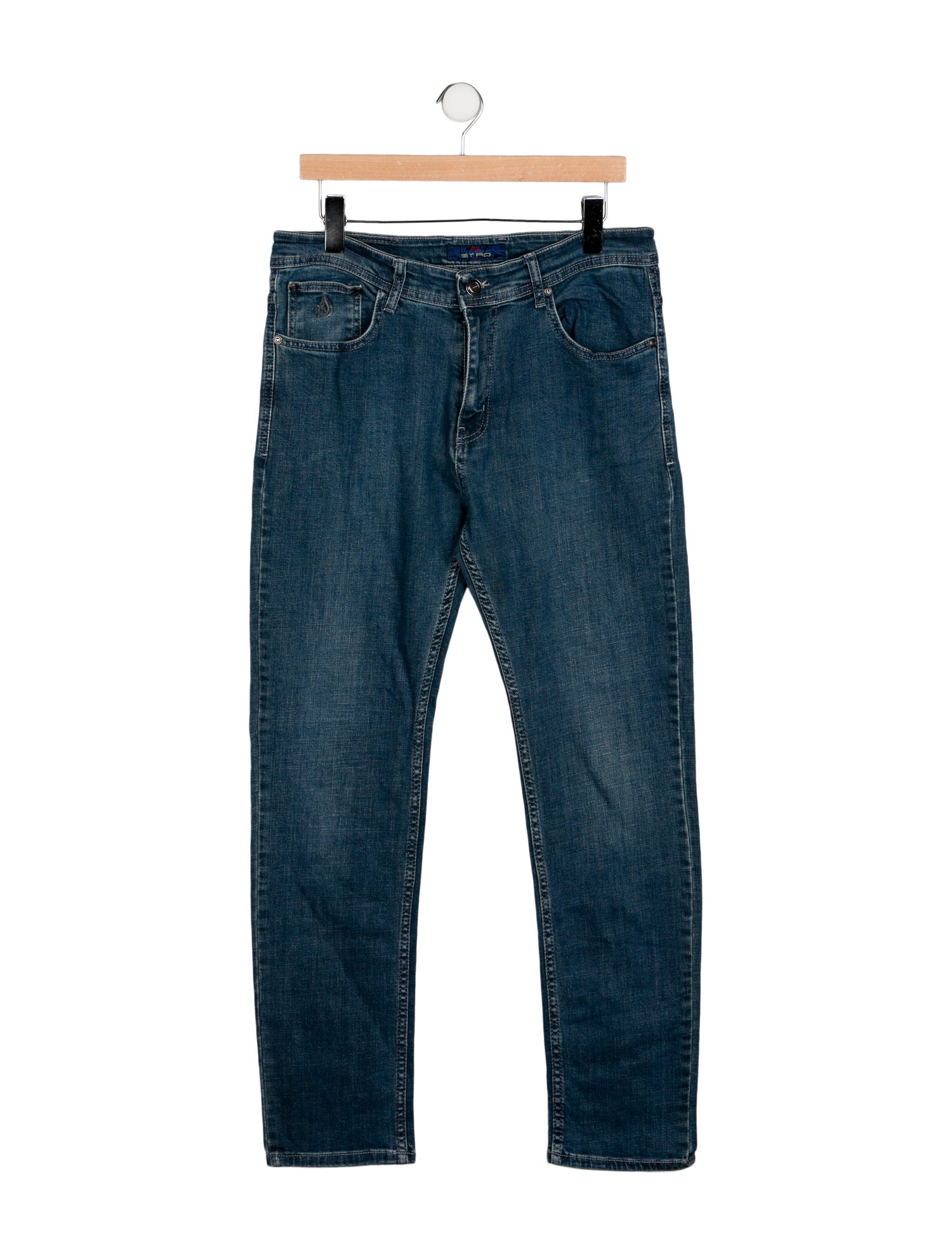 Etro Mid-Rise Straight Leg Jeans
