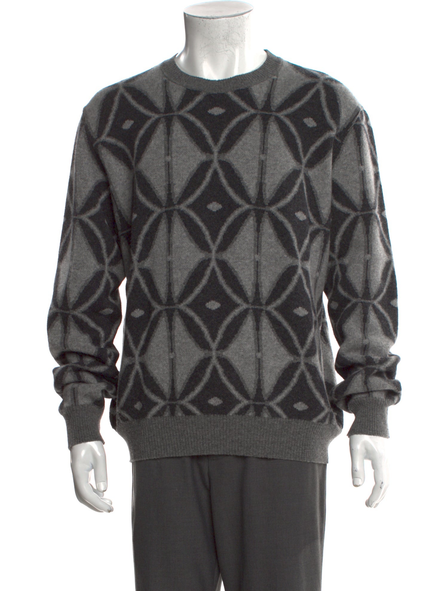 Etro Virgin Wool Printed Pullover