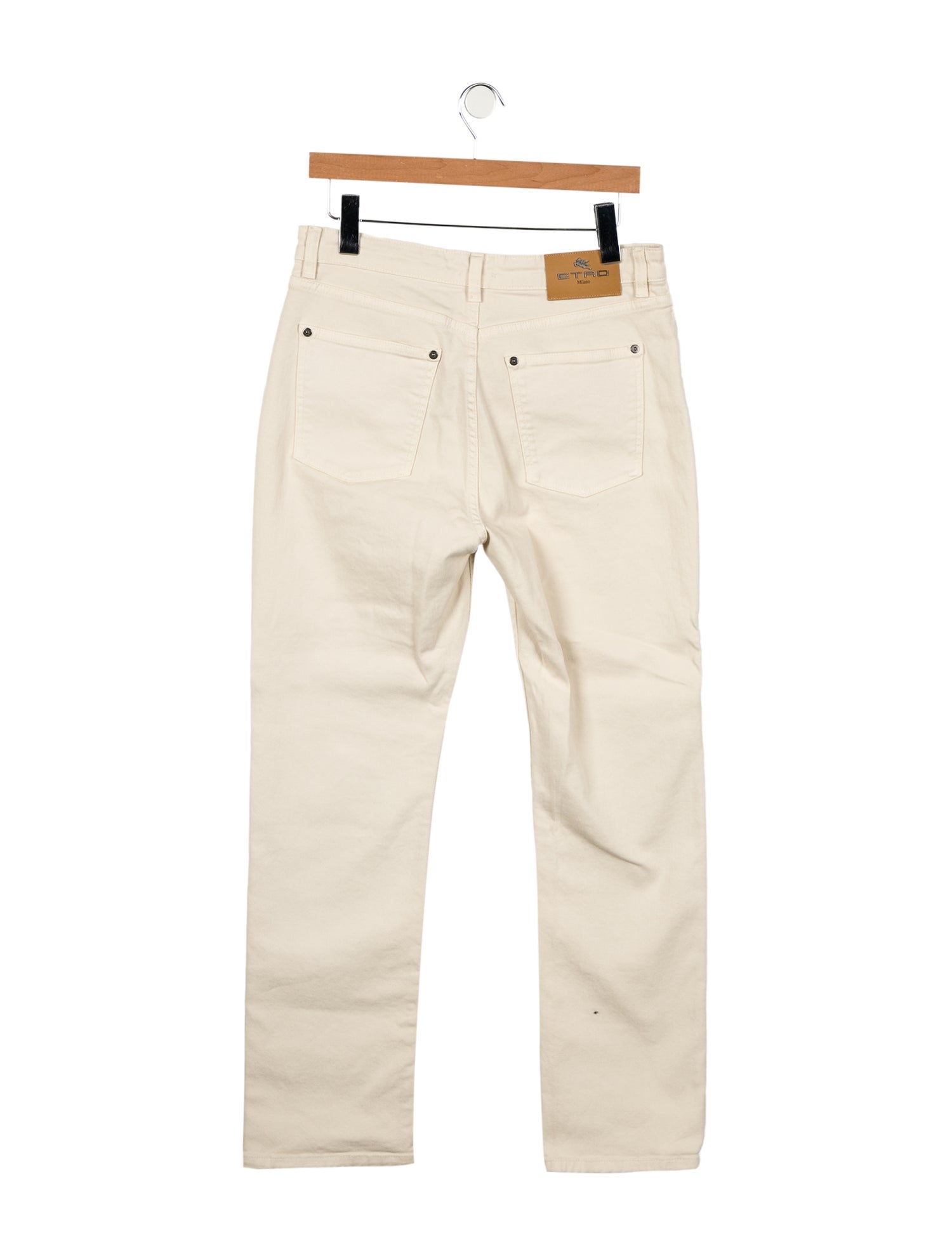 Etro High-Rise Straight Leg Jeans