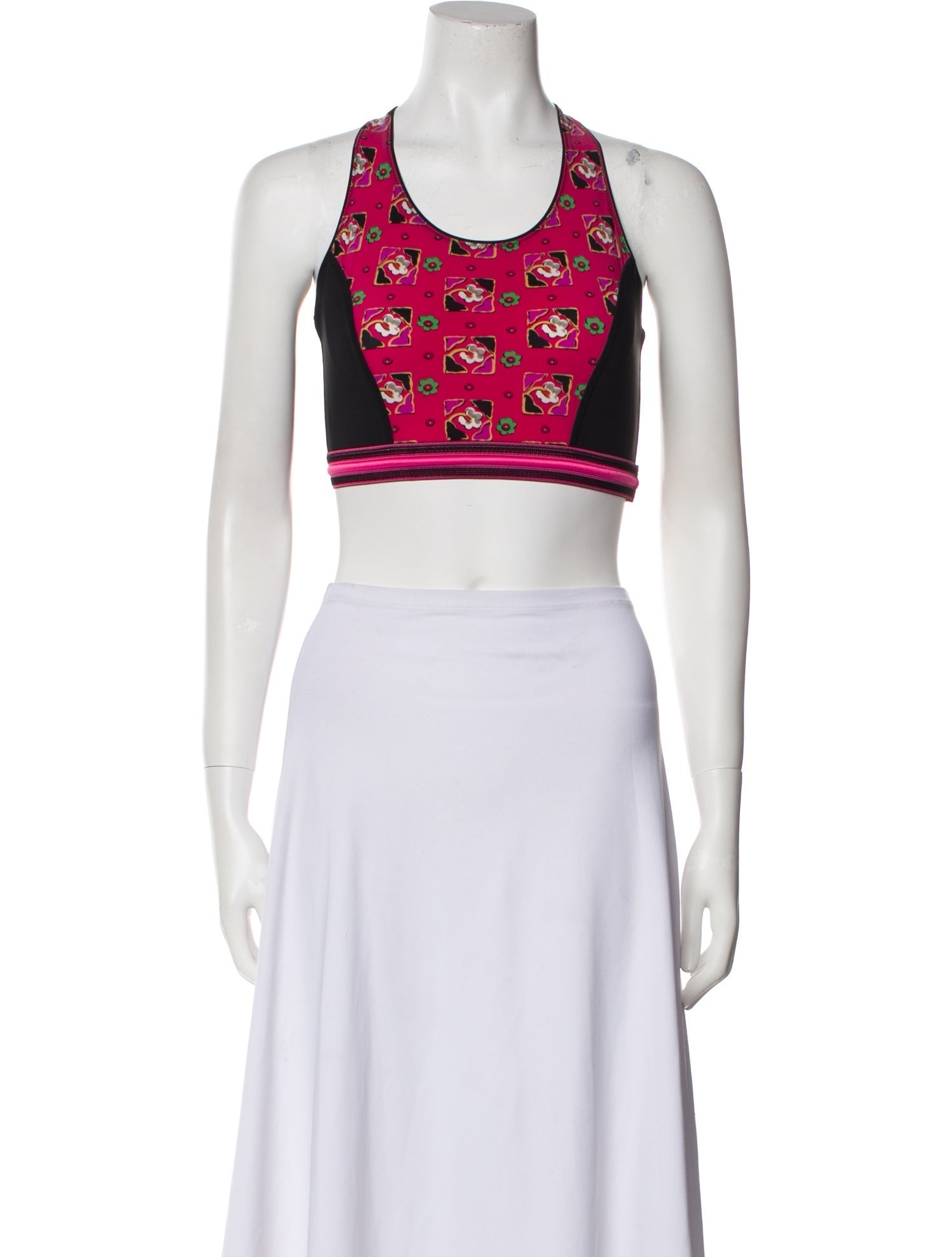 Etro Printed Scoop Neck Crop Top w/ Tags