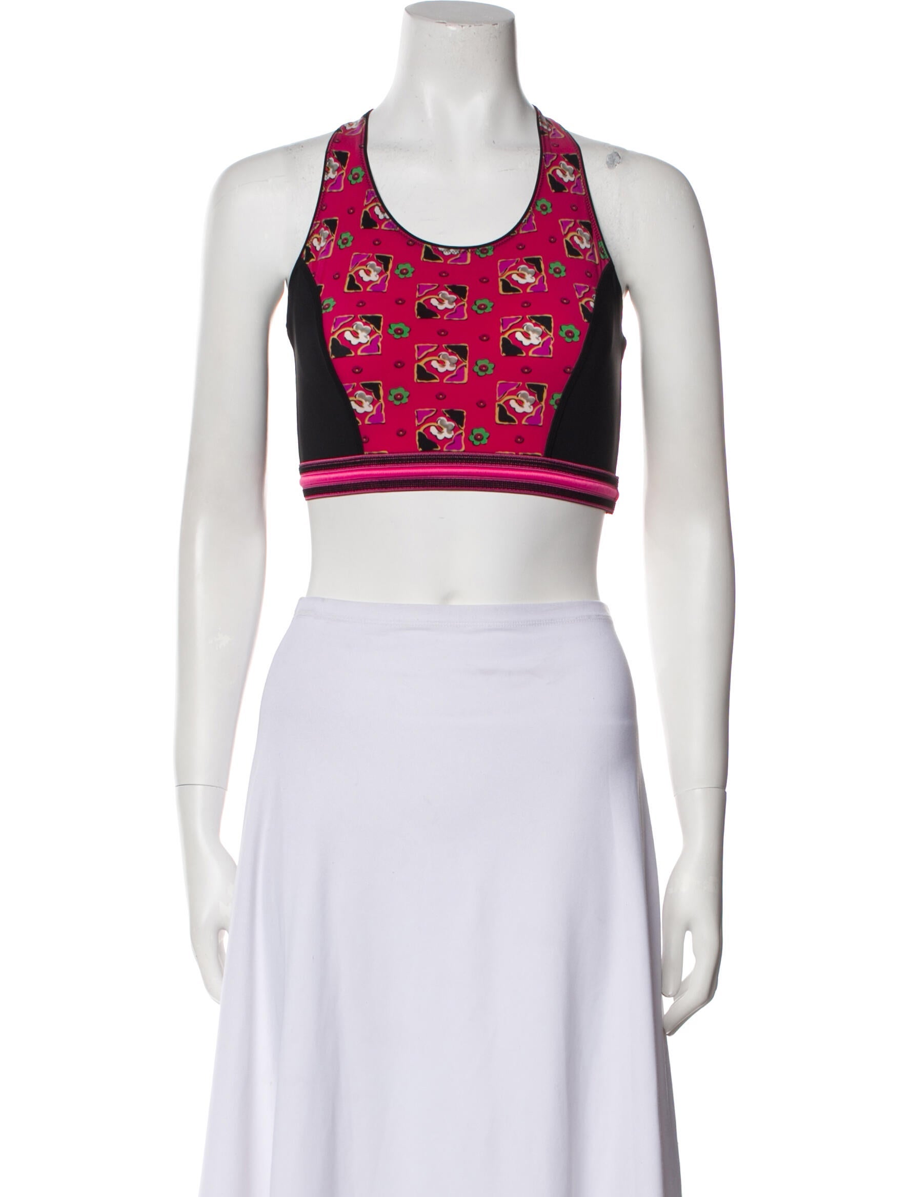 Etro Printed Scoop Neck Crop Top w/ Tags