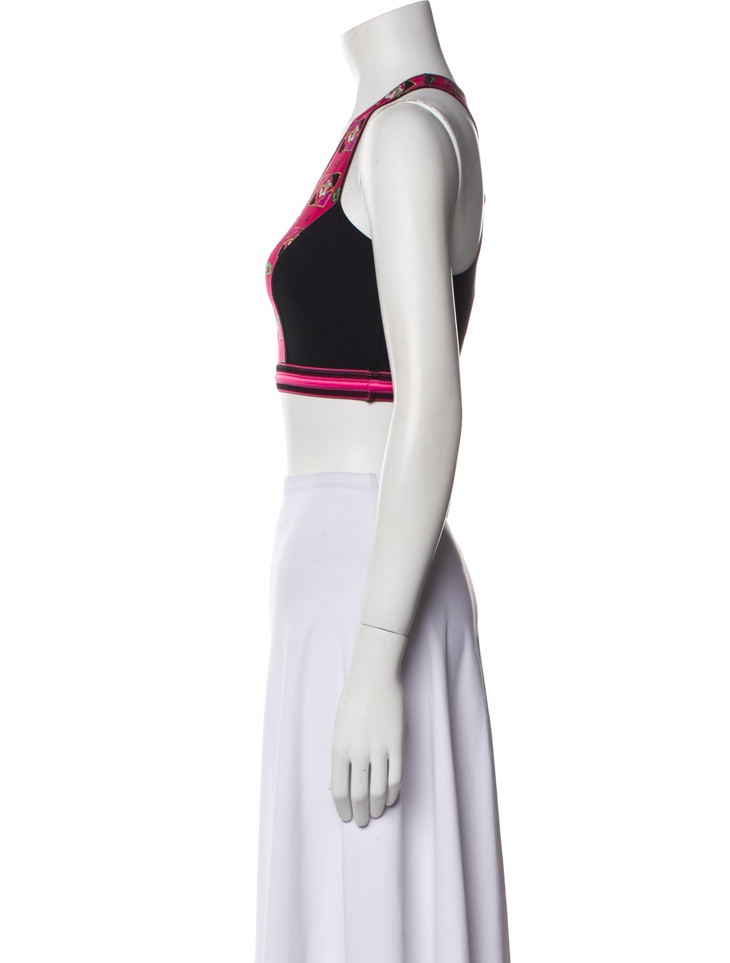 Etro Printed Scoop Neck Crop Top w/ Tags